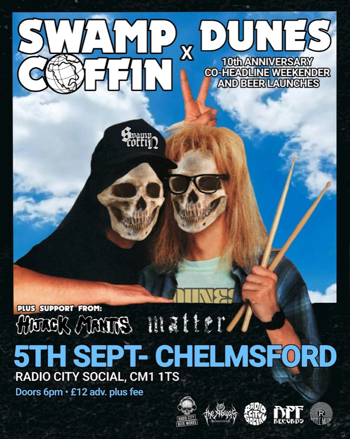 Poster for Swamp Coffin & Dunes 10th Birthday